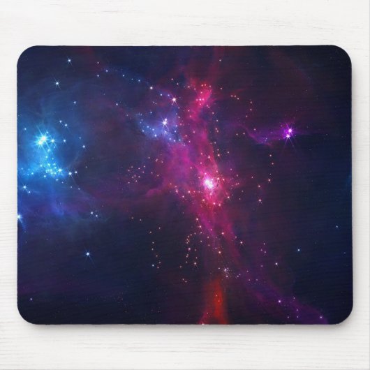 Kosmische Weltraumstars und Nebula Mousepad (Vorne)