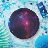 Kosmische Weltraumstars und Nebula Pappteller (Party)