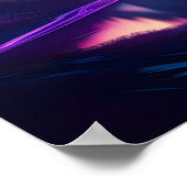 Kosmische Wildnis, Sternennacht im Tal Poster (Ecke)