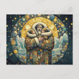 "Kosmische Winterwärme" Postkarte