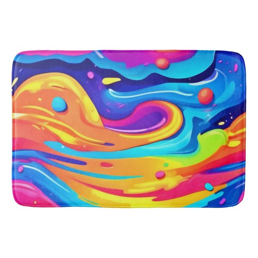 kosmische Wirbel Badematte (Vorderseite)