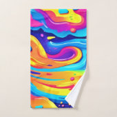 kosmische Wirbel Badhandtuch Set (Handtuch)