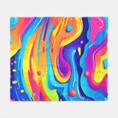 kosmische Wirbel Fleecedecke (Vorderseite (Horizontal))