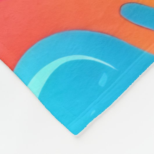 kosmische Wirbel Fleecedecke (Ecke)