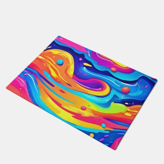 kosmische Wirbel Fußmatte (Schrägansicht)