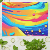 kosmische Wirbel Geschirrtuch (Gefaltet)