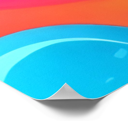 kosmische Wirbel Poster (Ecke)