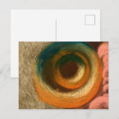 Kosmische Wirbel Postkarte (Vorne/Hinten)