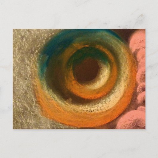 Kosmische Wirbel Postkarte (Vorderseite)