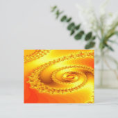 Kosmische Wirbel-Postkarte Postkarte (Stehend Vorderseite)