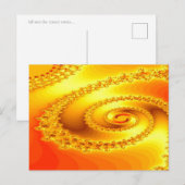 Kosmische Wirbel-Postkarte Postkarte (Vorne/Hinten)
