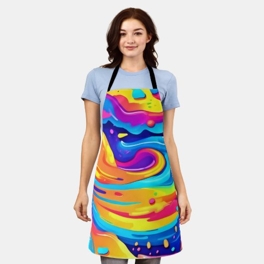 kosmische Wirbel Schürze (Getragen)