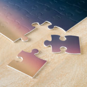 Kosmische Wolken über Regenbogen Wasserfälle Lands Puzzle (Seite)