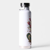 Kosmische Wüstenkaktuskunst Trinkflasche (Rechts)
