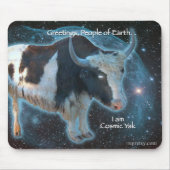 Kosmische Yak Mousepad (Vorne)