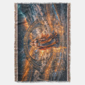 Kosmische Zauberin – Fantasy-Wurfdecke Decke (Vorderseite Vertikal)