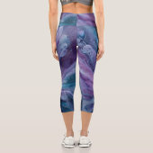 KosmischeBlume Capri Leggings (Rückseite)