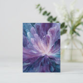 KosmischeBlume Postkarte (Stehend Vorderseite)