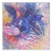 Kosmischer Abstrakter Katzentraum Aufkleber (Vorderseite)