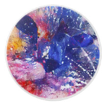 Kosmischer Abstrakter Katzentraum