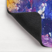 Kosmischer Abstrakter Katzentraum Mousepad (Ecke)