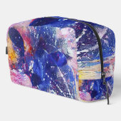 Kosmischer Abstrakter Katzentraum Waschbeutel (Rechte Ecke)