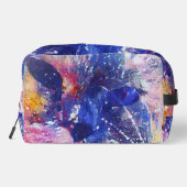 Kosmischer Abstrakter Katzentraum Waschbeutel (Rückseite)