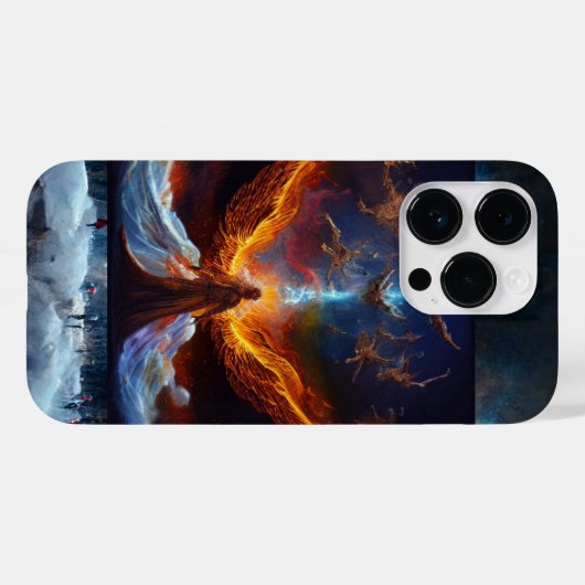 Kosmischer Angel_Digital Art iPhone-Fall Case-Mate iPhone Hülle (Rückseite (Horizontal))