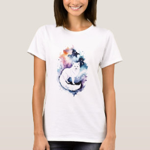 Kosmischer arktischer Fox T-Shirt