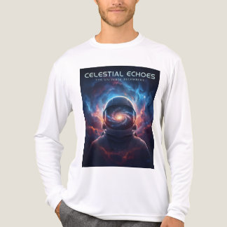 Kosmischer Astronautenhelm Galaxie-Reflexion Tri-Blend Shirt