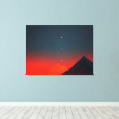 kosmischer Aufstieg Leinwanddruck (Insitu (Holzboden))