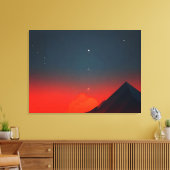 kosmischer Aufstieg Leinwanddruck (Insitu (Wohnzimmer))