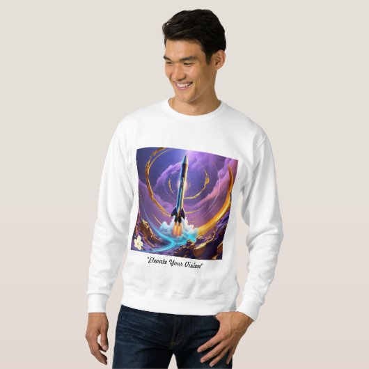 "Kosmischer Aufstieg" Sweatshirt (Vorne ganz)