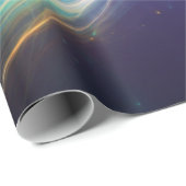 Kosmischer Aurora-Lichtwirbel Geschenkpapier (Rolleneckpunkt)