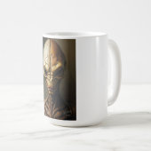 Kosmischer Außerirdischer Entdecker Kaffeetasse (VorderseiteRechts)