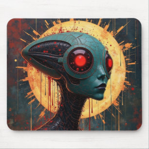Kosmischer Avenger mit Pointy Head Mousepad