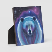 Kosmischer Bär Fotoplatte (Vorderseite)