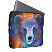 Kosmischer Bär Laptopschutzhülle (Vorne Rechts)
