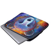 Kosmischer Bär Laptopschutzhülle (Vorne Knopf)