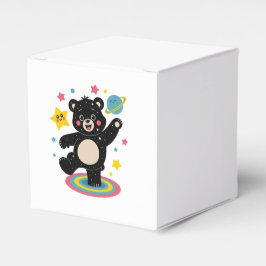 Kosmischer Bär mit Sternen und Planeten - Niedlich Geschenkschachtel