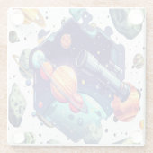 Kosmischer Bar Untersetzer für Kinder (Rückseite)