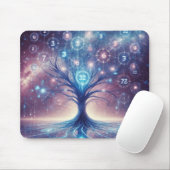 Kosmischer Baum des Lebens Mousepad (Mit Mouse)