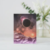 kosmischer Bereich Postkarte (Stehend Vorderseite)
