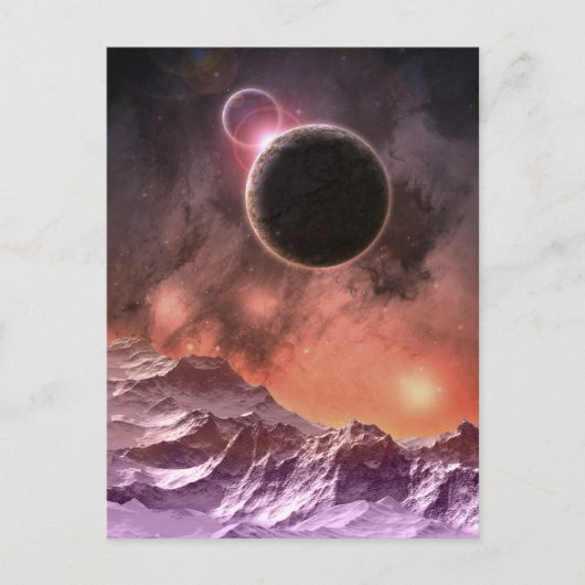kosmischer Bereich Postkarte (Vorderseite)