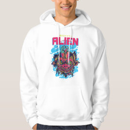 Kosmischer Besucher : Die Alien Design Hoodie