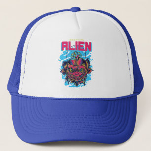 Kosmischer Besucher : Die Alien Design Truckerkappe