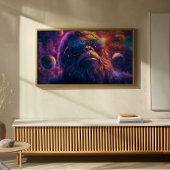 Kosmischer Bigfoot's psychedelische Reise durch de Poster