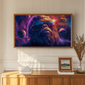 Kosmischer Bigfoot's psychedelische Reise durch de Poster