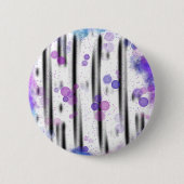 Kosmischer Blasenfluss Button (Vorderseite)