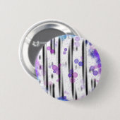 Kosmischer Blasenfluss Button (Vorne & Hinten)